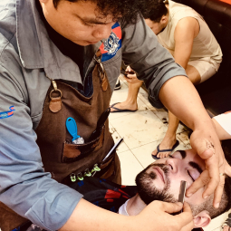 cạo mặt/ shave face